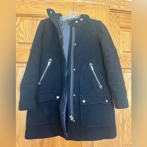 J. Crew - Italian Wool & Chateau Parka w/ Faux Fur - Picture 4 of 11